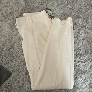 Lilly Pulitzer white (coconut) dress pants brand new with tags!